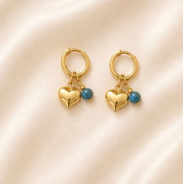 Azure Heart Collection 🩵 – Earrings